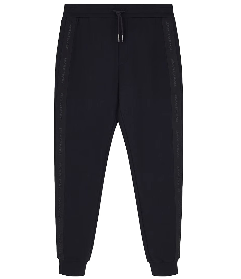Armani Exchange pantaloni regular fit stretch nero uomo