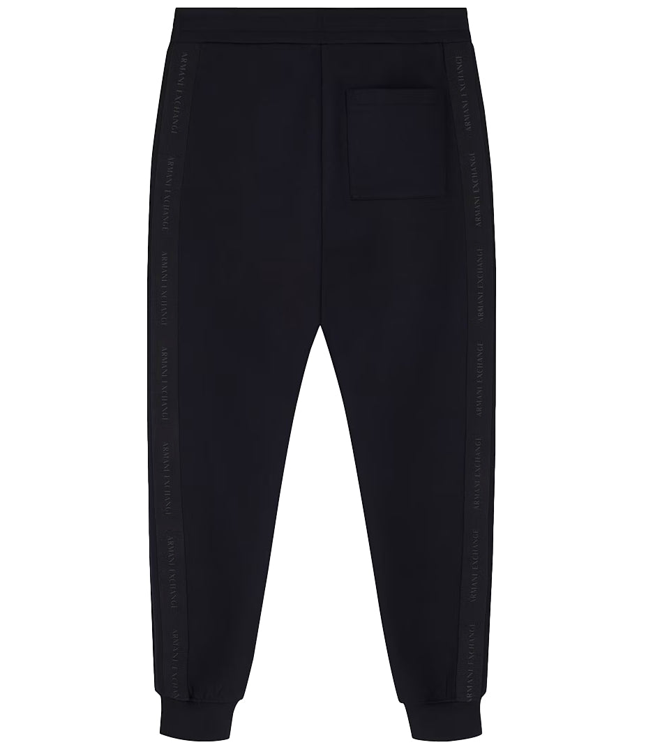 Armani Exchange pantaloni regular fit stretch nero uomo