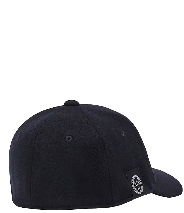 Armani Exchange cappello in lana blu uomo