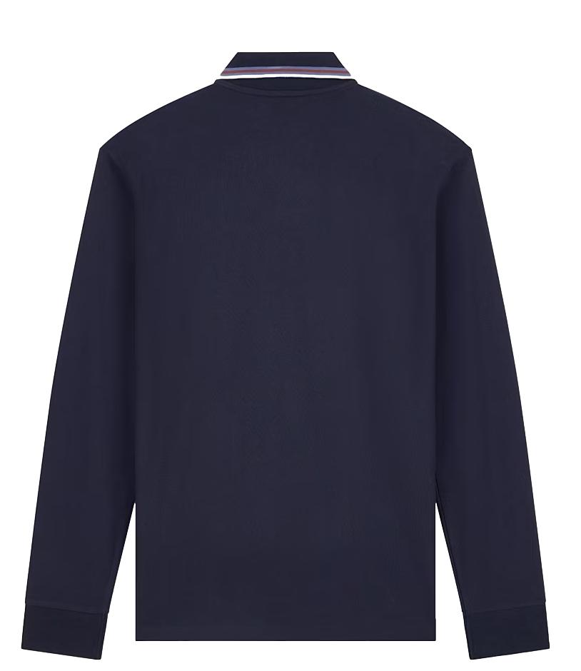 Armani Exchange maglia polo blu uomo