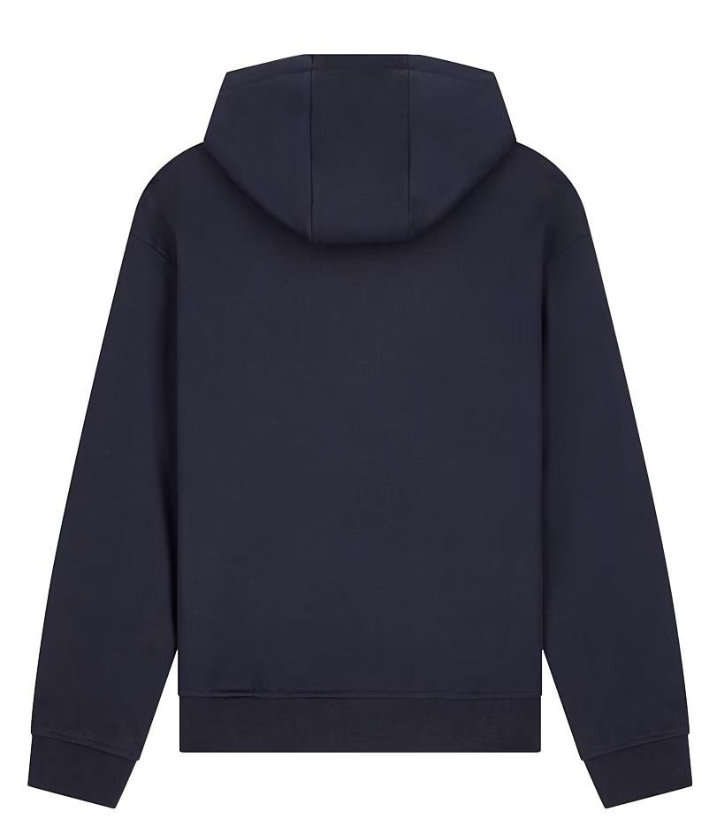Armani Exchange felpa con cappuccio blu uomo