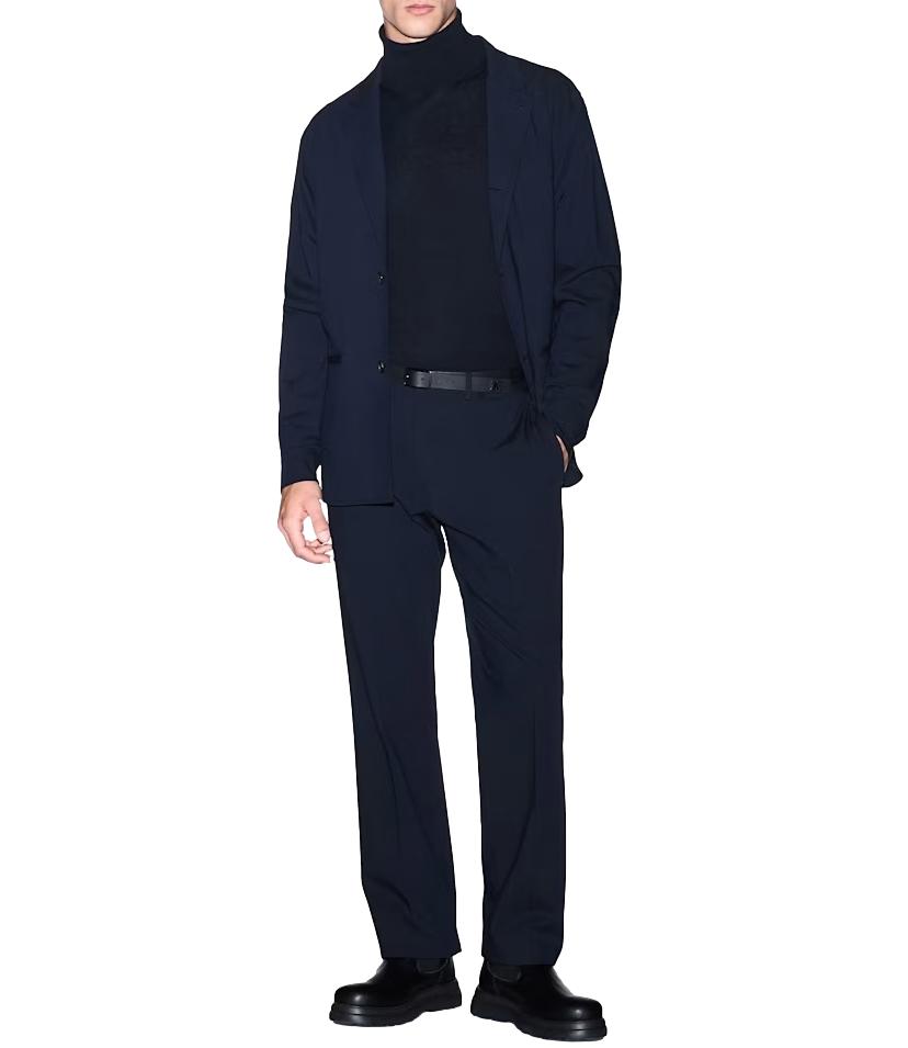 Armani Exchange pullover blu uomo