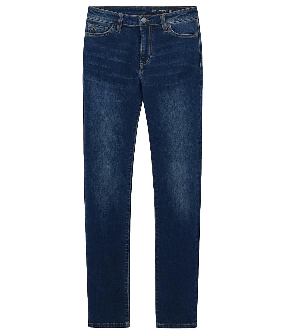 Armani Exchange Jeans denim scuro donna