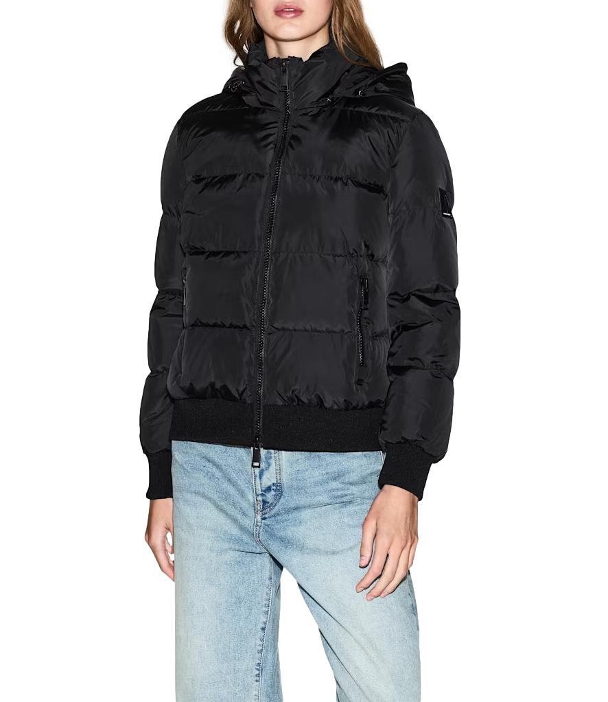 Armani Exchange giubbino imbottito corto donna nero