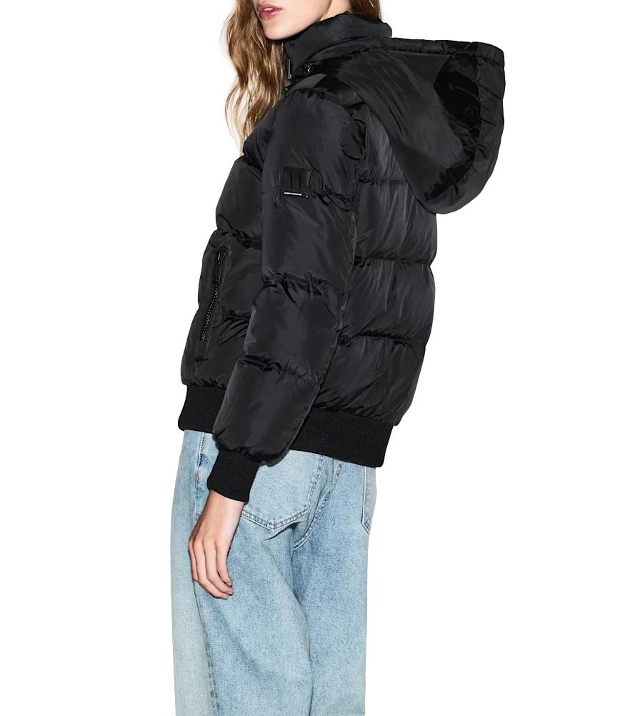 Armani Exchange giubbino imbottito corto donna nero