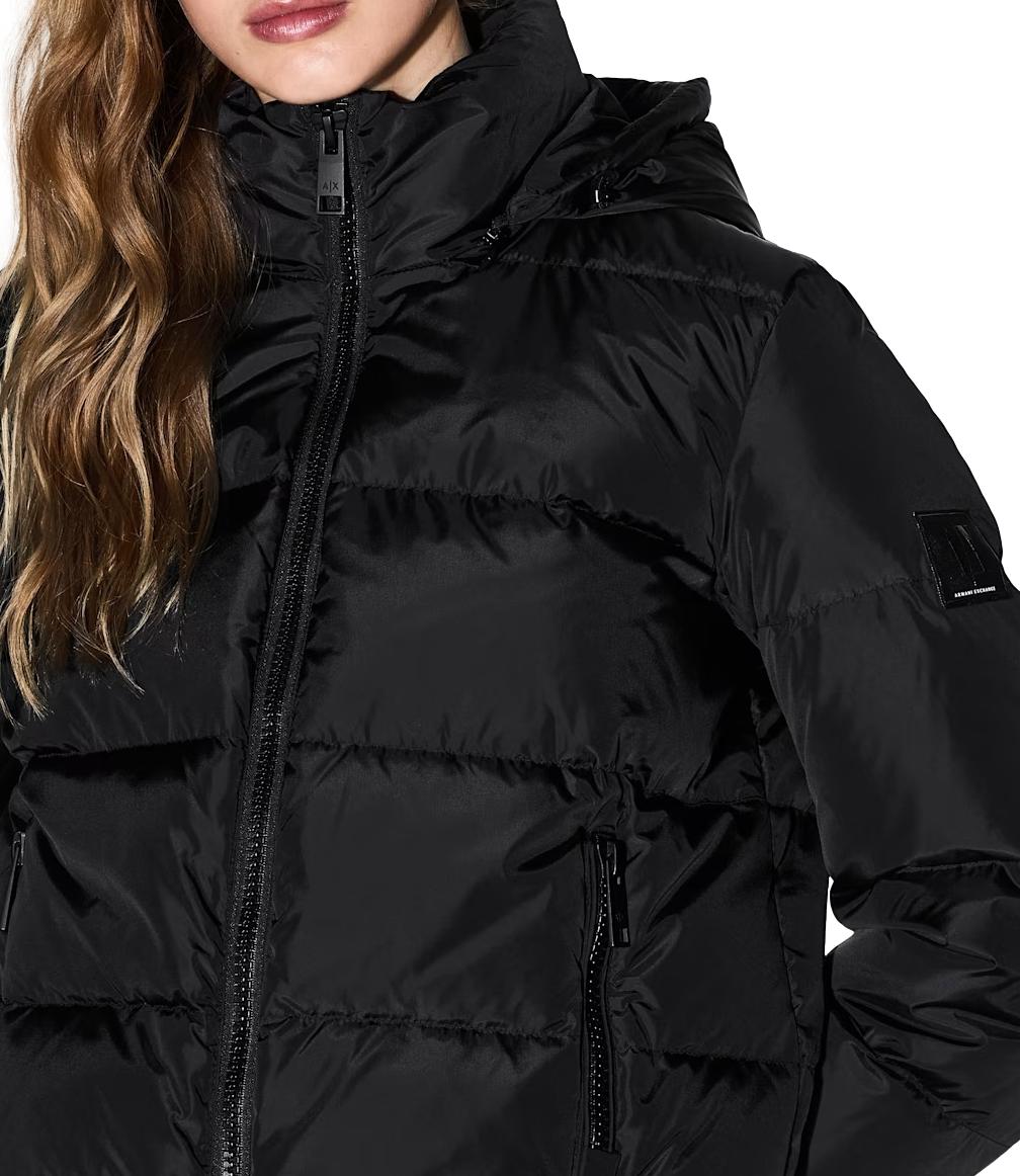 Armani Exchange giubbino imbottito corto donna nero