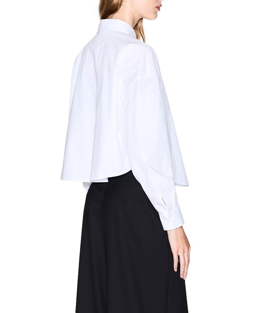 Armani Exchange Camicia optic white cotton donna