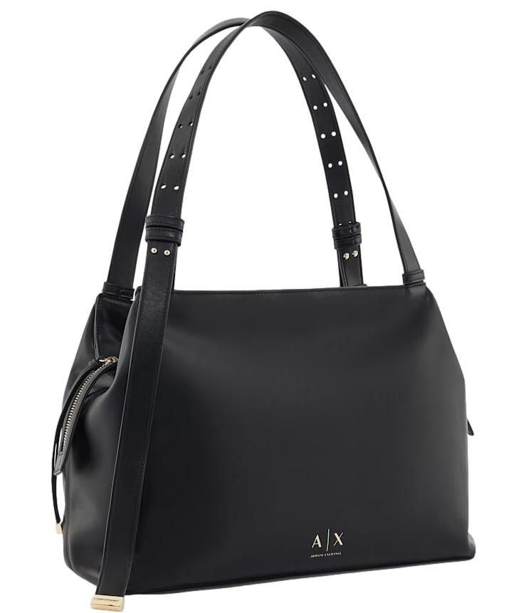 Armani Exchange borsa a spalla da donna nera