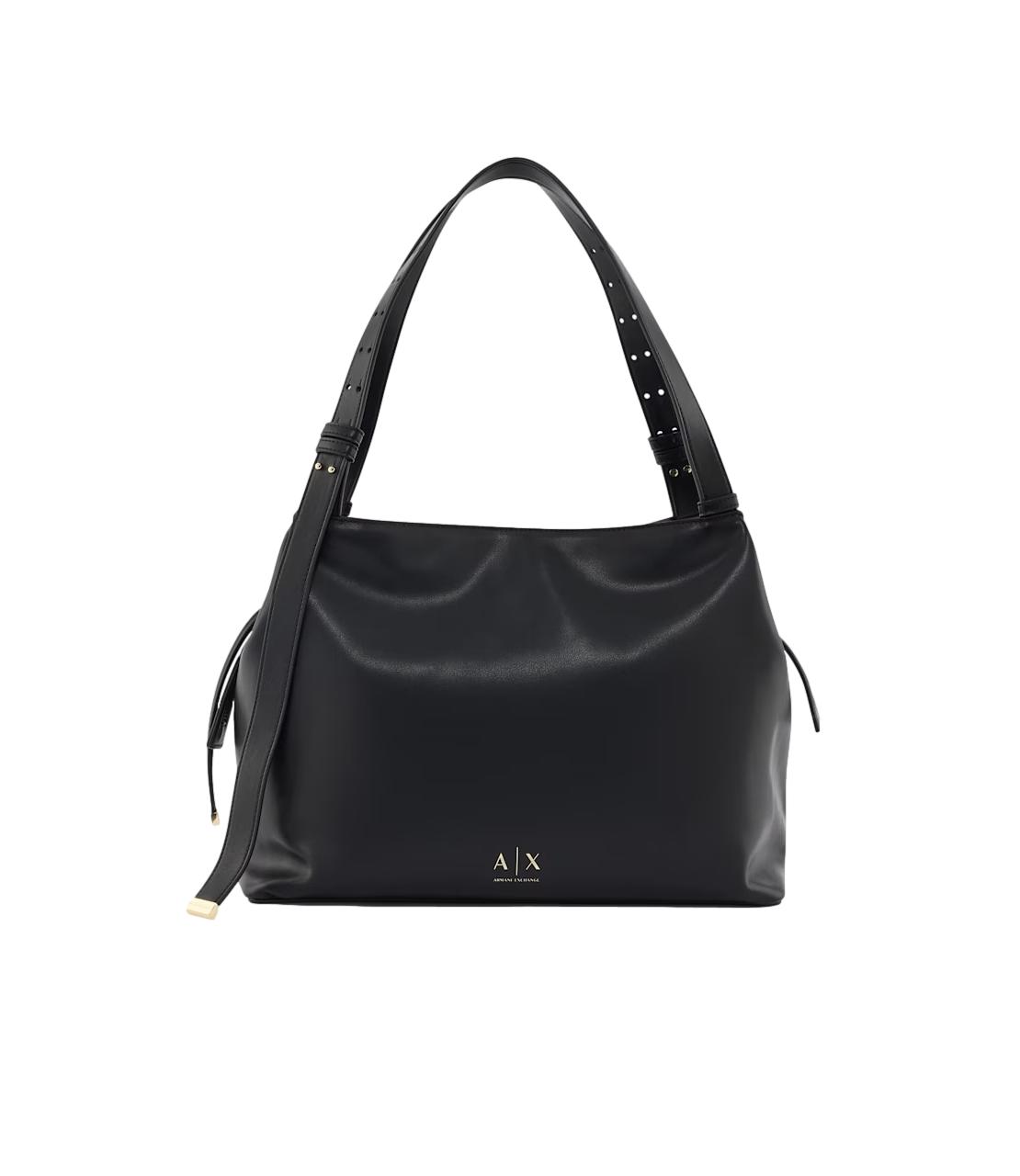 Armani Exchange borsa a spalla da donna nera