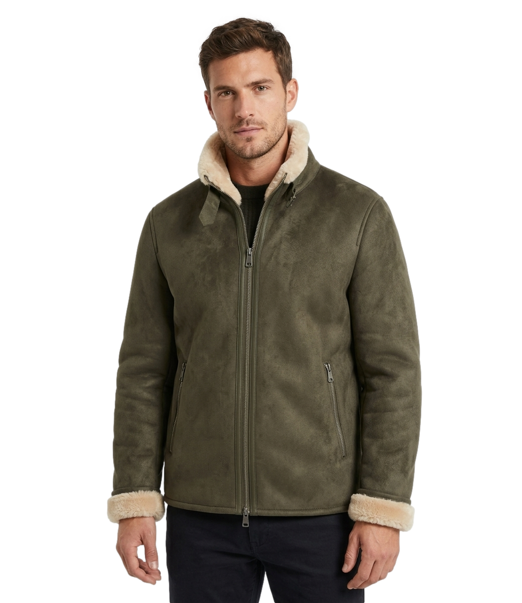 At.p.co. giacca bomber aviatore verde militare