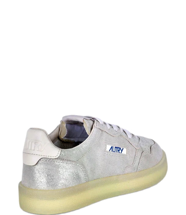 Sneakers Autry Medalist Low Pelle/Suede Platino