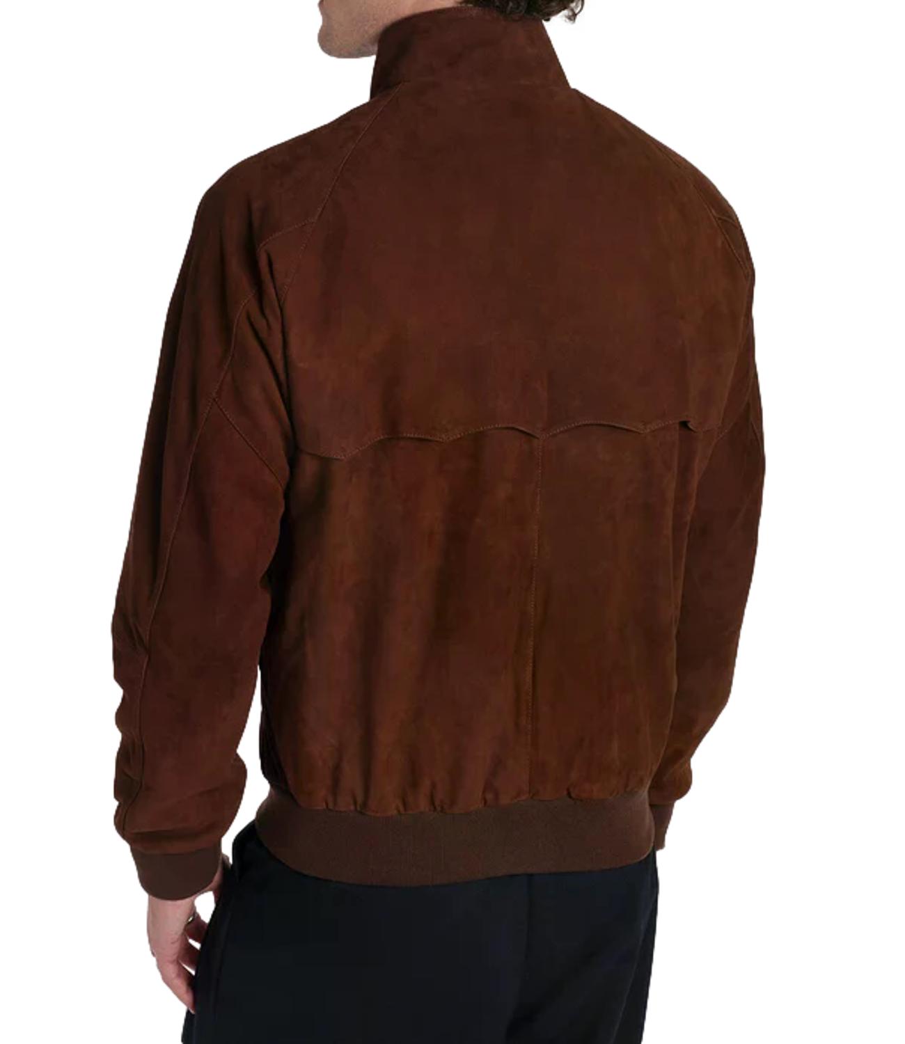 Baracuta G9 Suede Giacca chocolate uomo