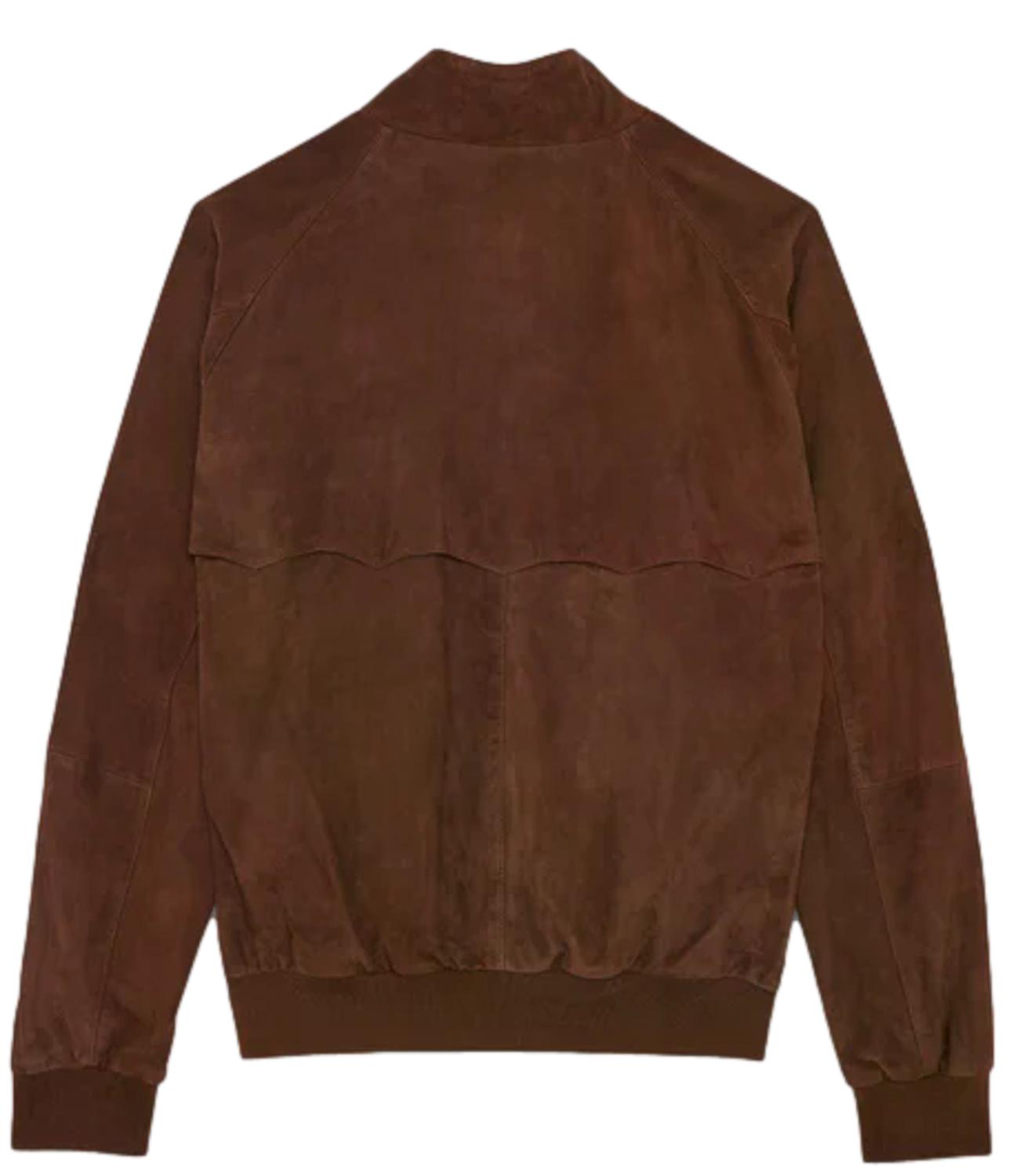 Baracuta G9 Suede Giacca chocolate uomo
