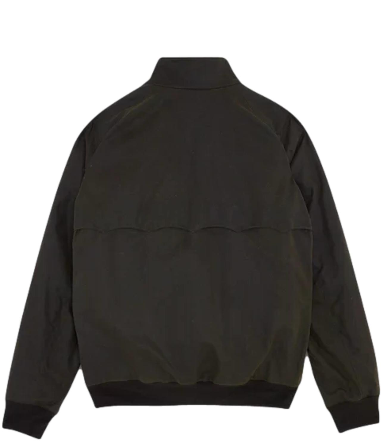Baracuta G9 giacca in cotone cerato marrone uomo