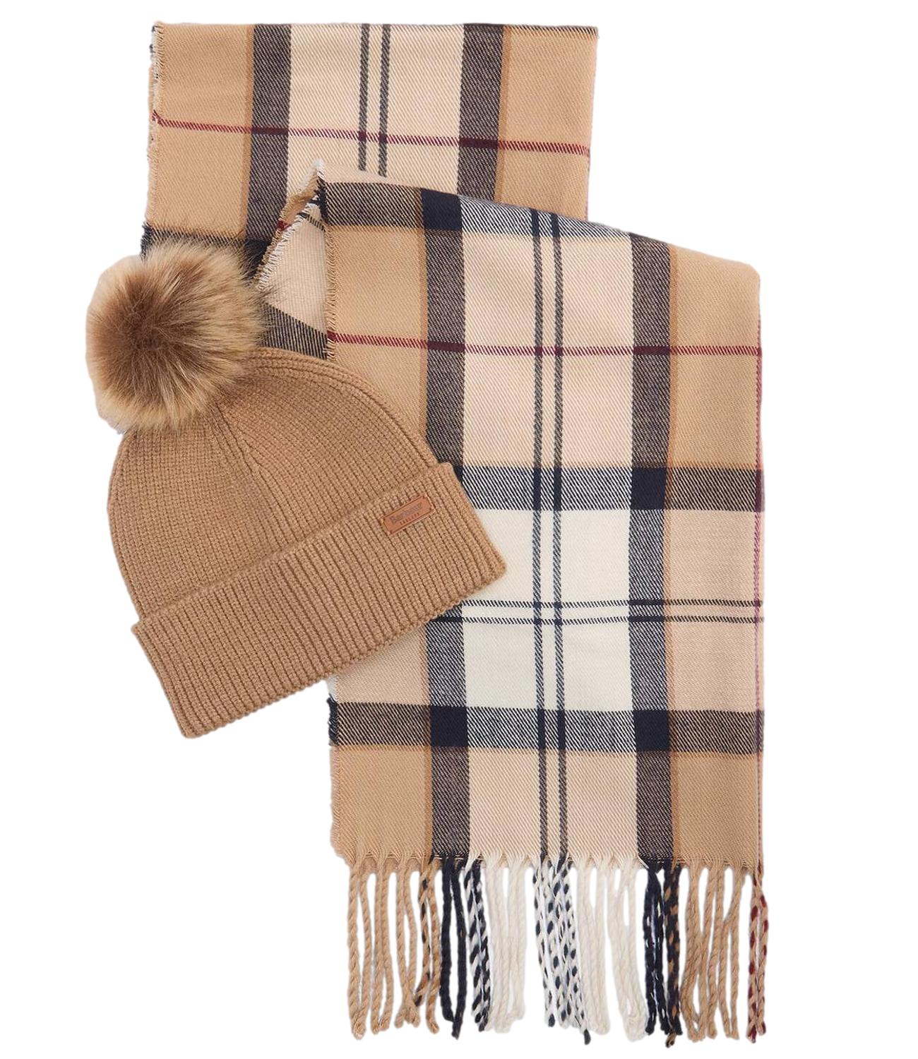 Barbour Set Dover Beanie & Hailes Scarf unisex