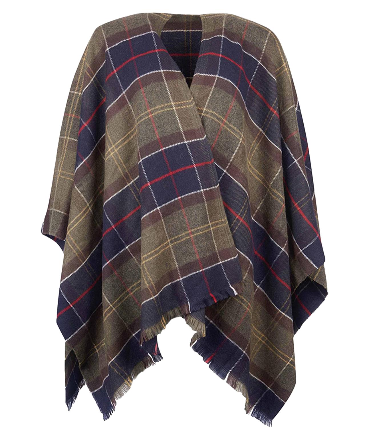 Barbour Poncho Staffin classic Tartan donna