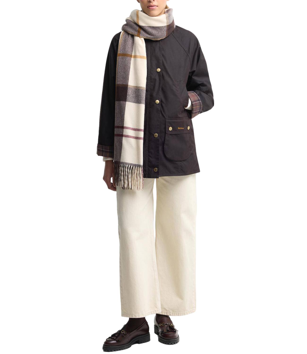 Sciarpa Harriet Tartan beige donna