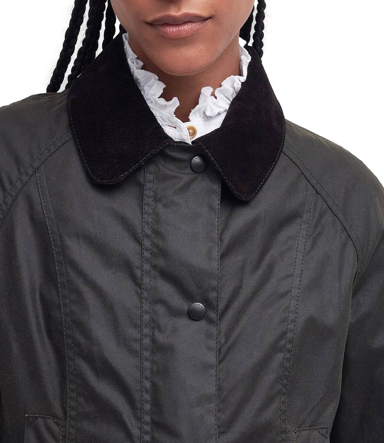 Barbour Giacca cerata Classic Beadnell verde oliva donna