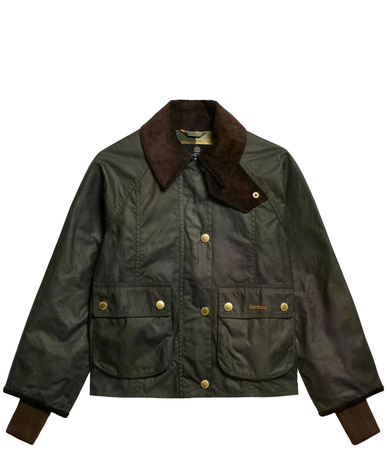 Barbour Giacca Cropped Beadnell Wax donna