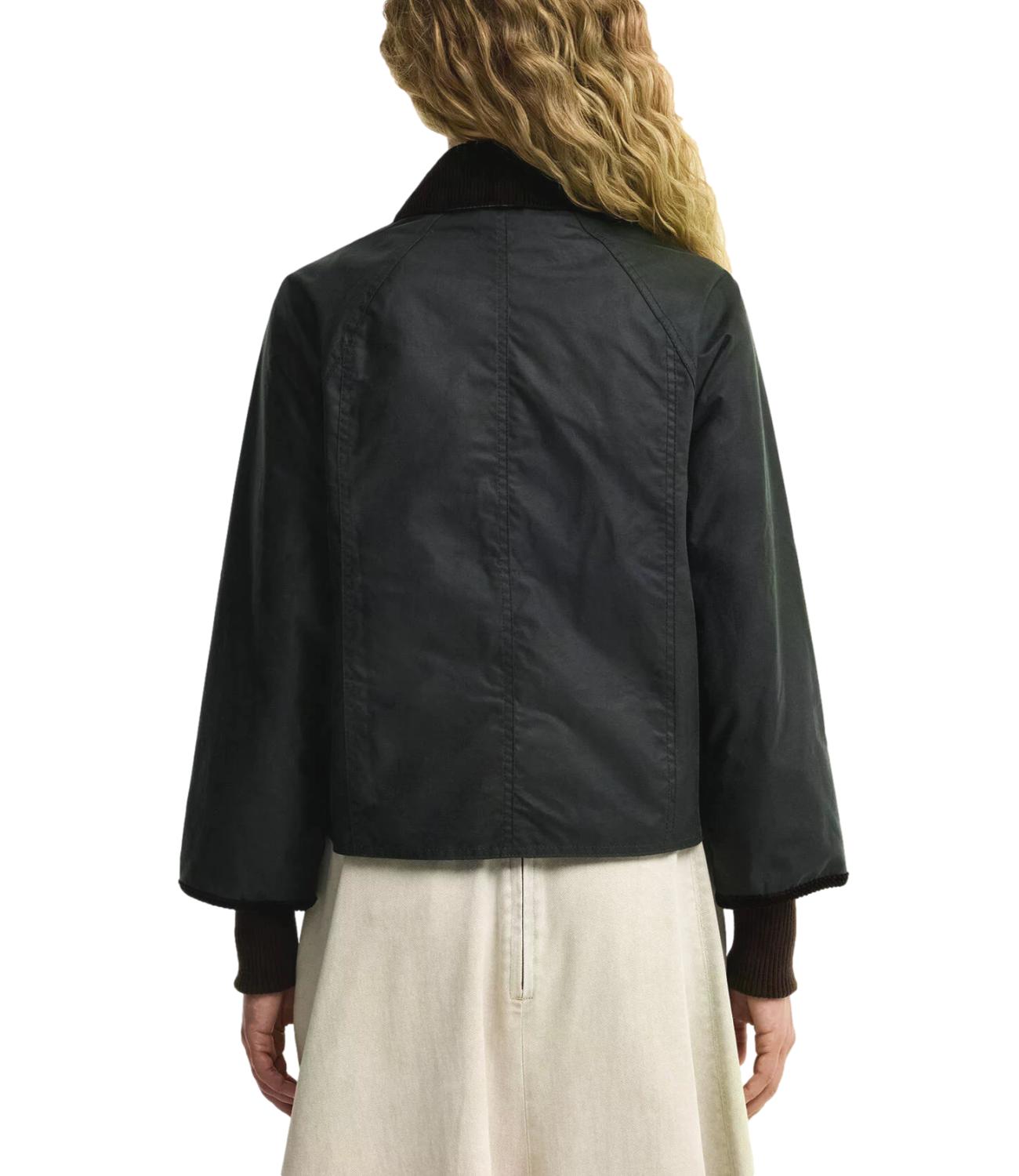 Barbour Giacca Cropped Beadnell Wax donna