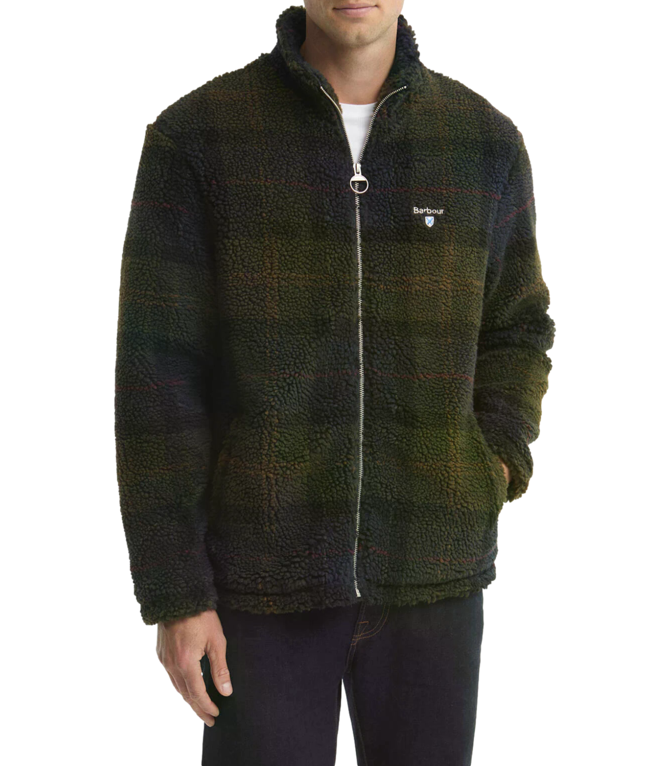 Barbour felpa pile Tartan