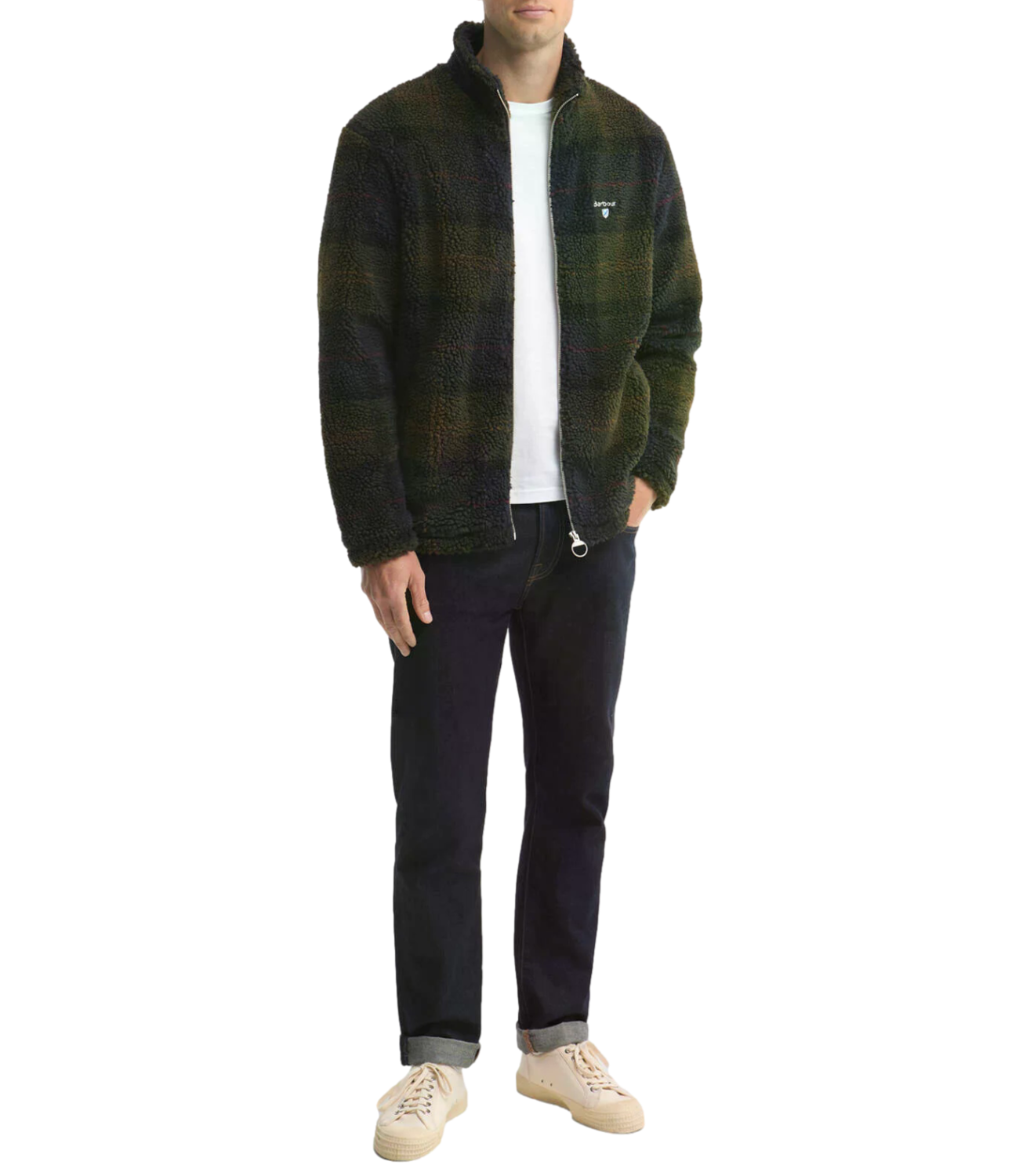 Barbour felpa pile Tartan
