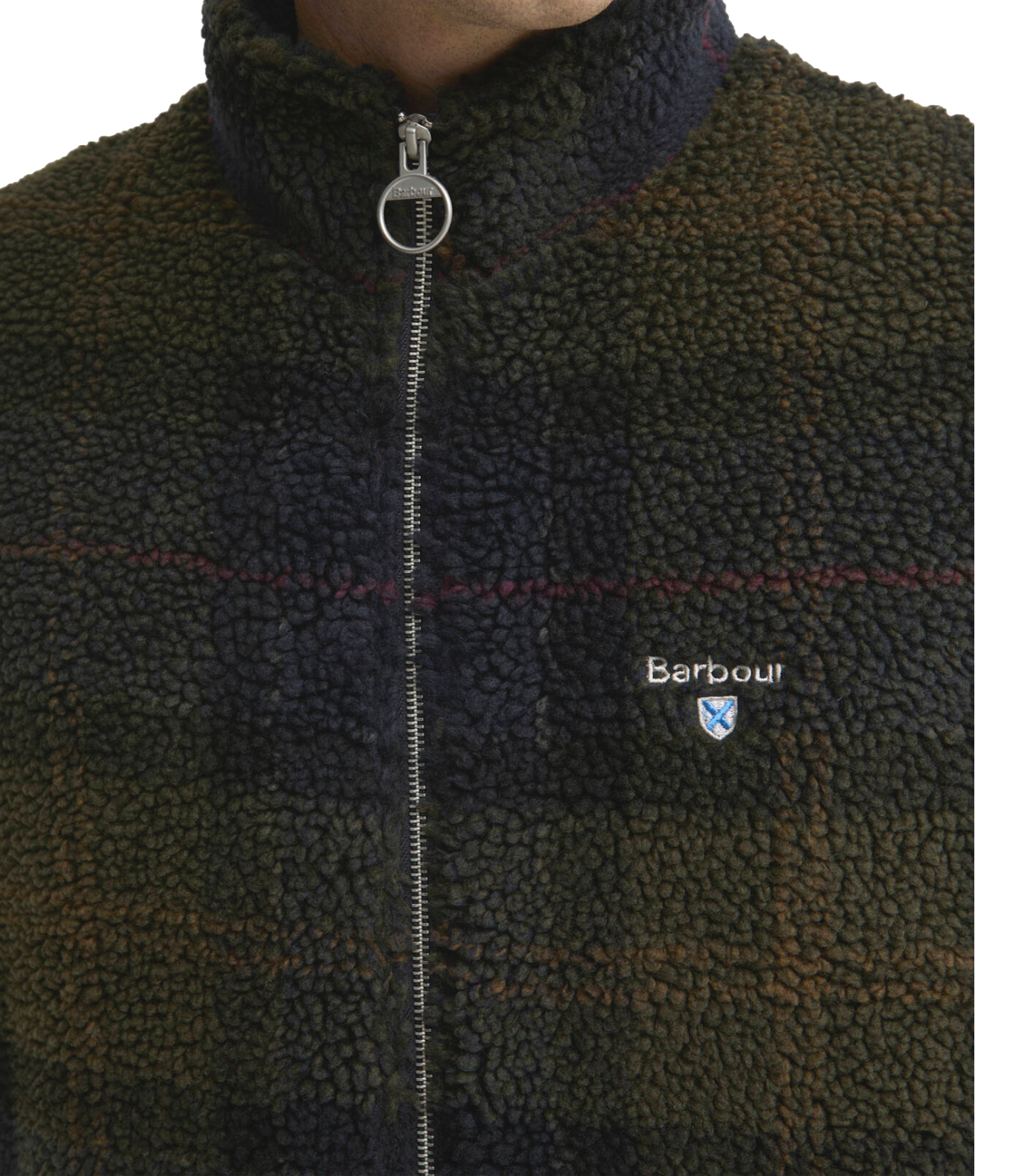 Barbour felpa pile Tartan