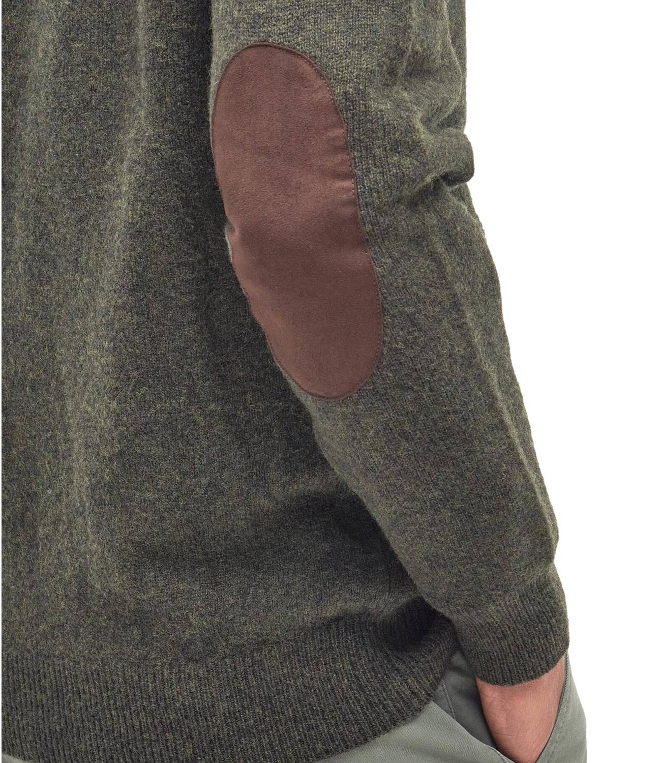 Barbour Cardigan verde seaweed con zip