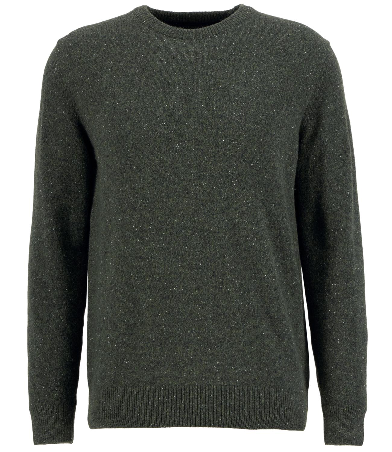 Barbour maglia in lana Essential Tisbury verde