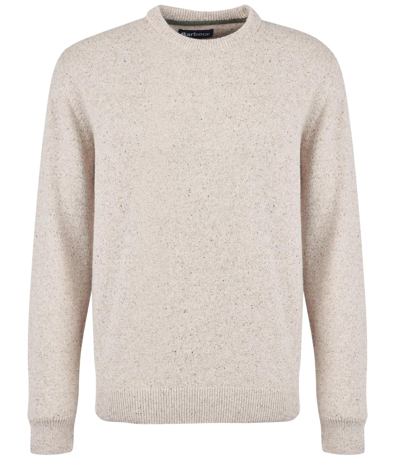 Barbour maglia in lana Essential Tisbury beige