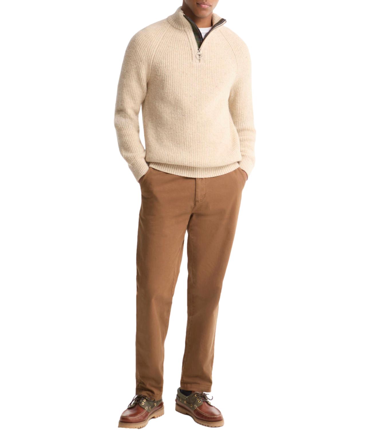 Barbour maglia Essentials Fleck Half Zip