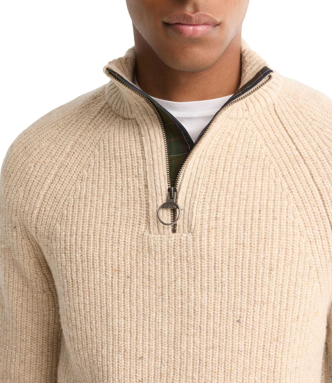 Barbour maglia Essentials Fleck Half Zip