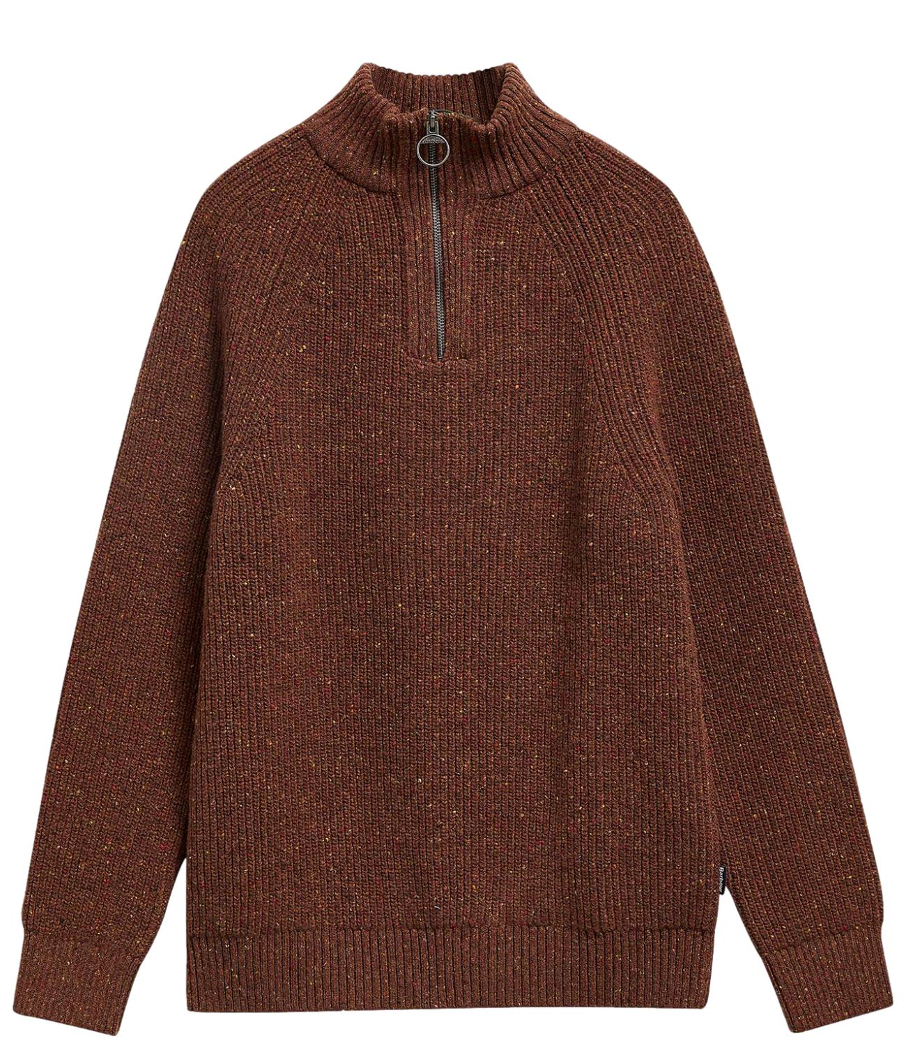 Barbour maglia Essentials Fleck Half Zip