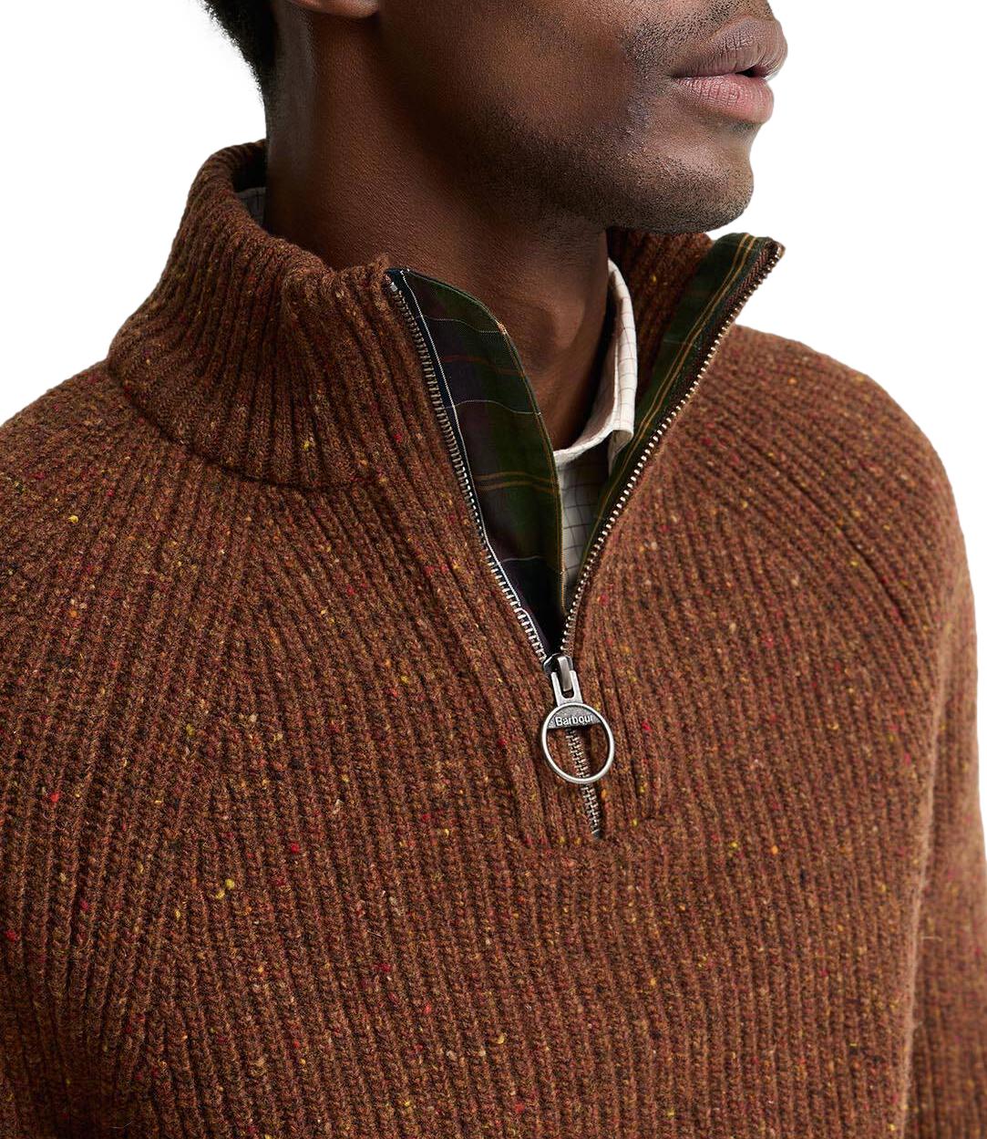 Barbour maglia Essentials Fleck Half Zip