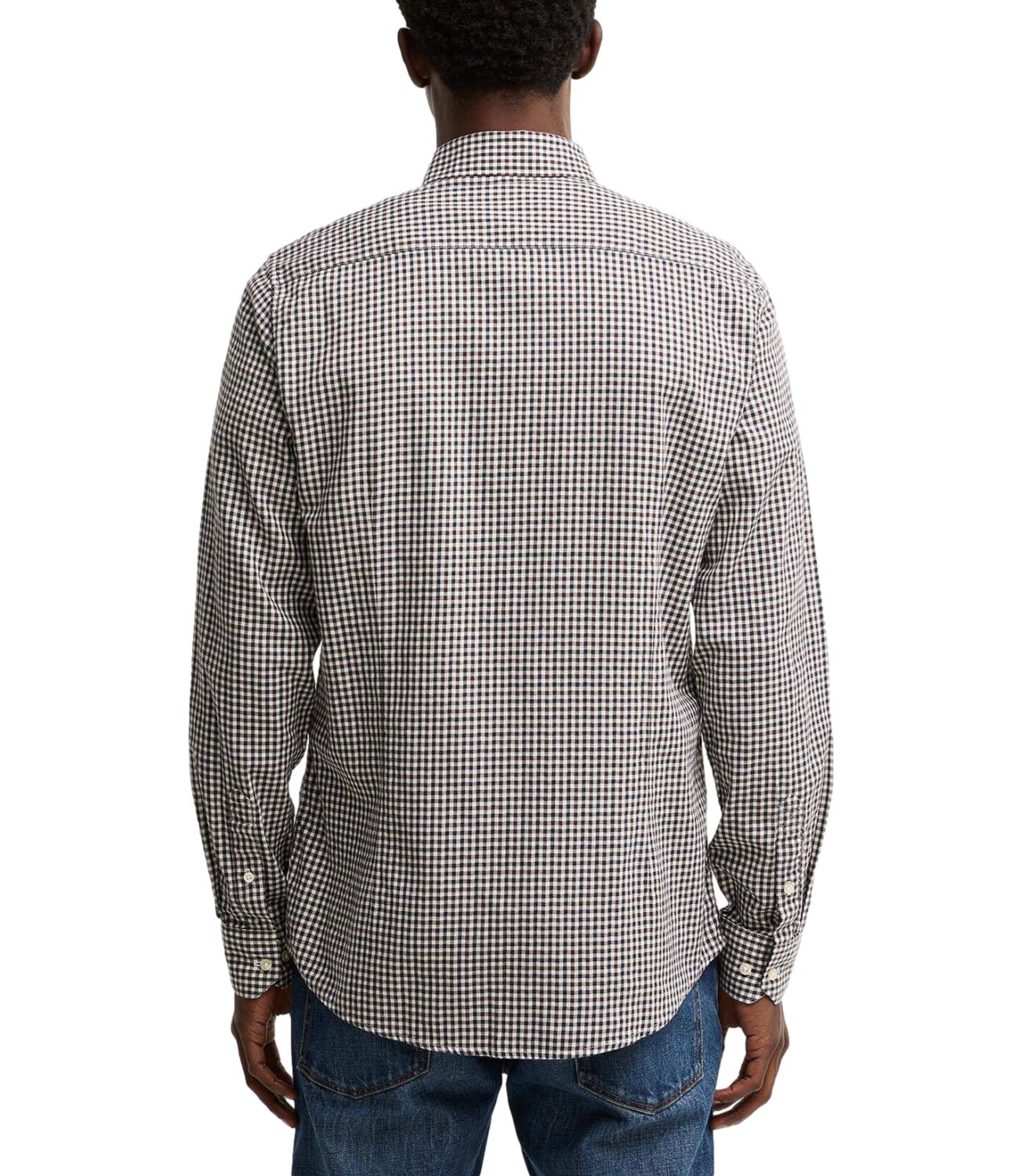 barbour Camicia dal taglio sartoriale Padshaw Dark Oak