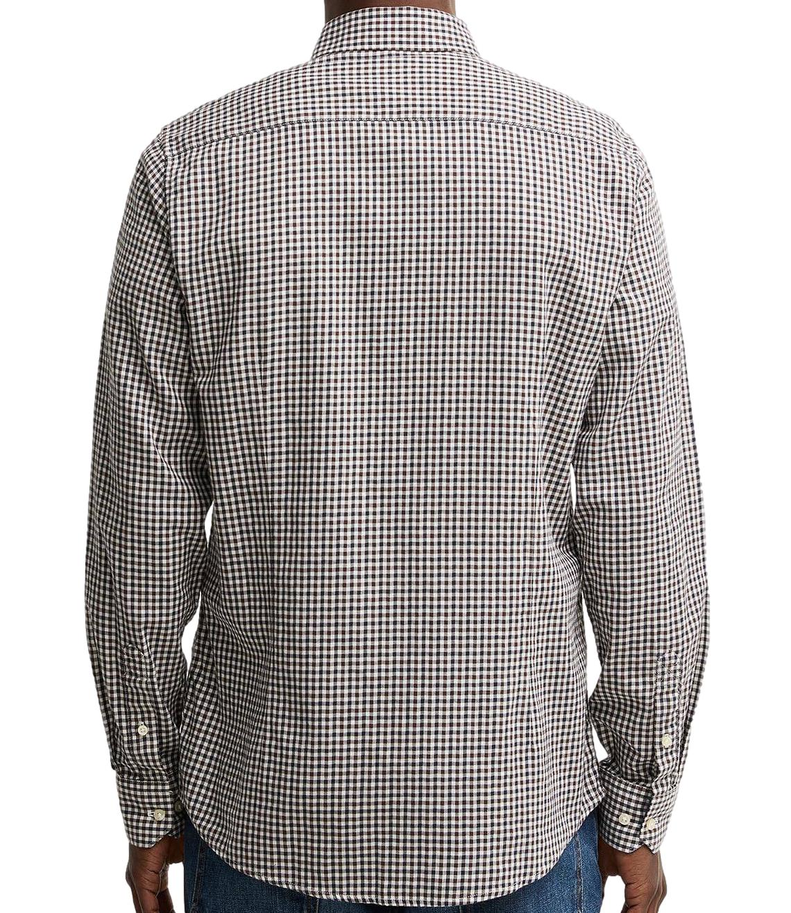 barbour Camicia dal taglio sartoriale Padshaw Dark Oak