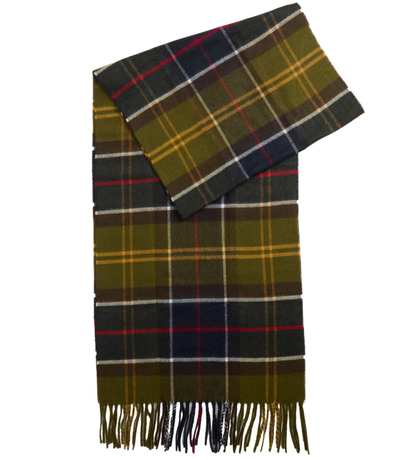 Barbour Sciarpa tartan uomo