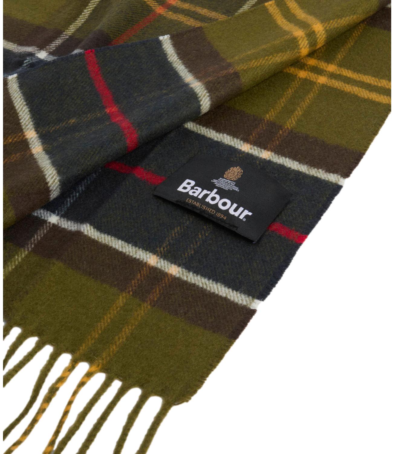 Barbour Sciarpa tartan uomo