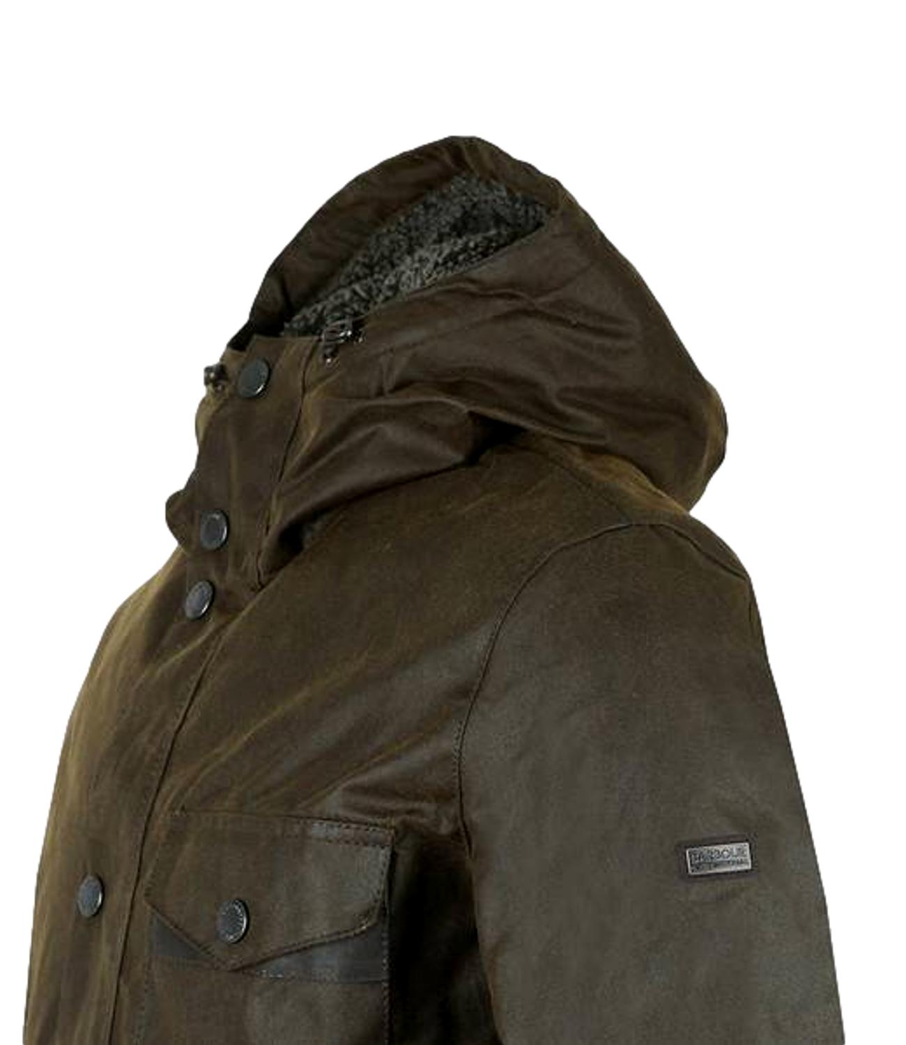 GiubbinoBarbour Kevlar Wax Jacket green uomo
