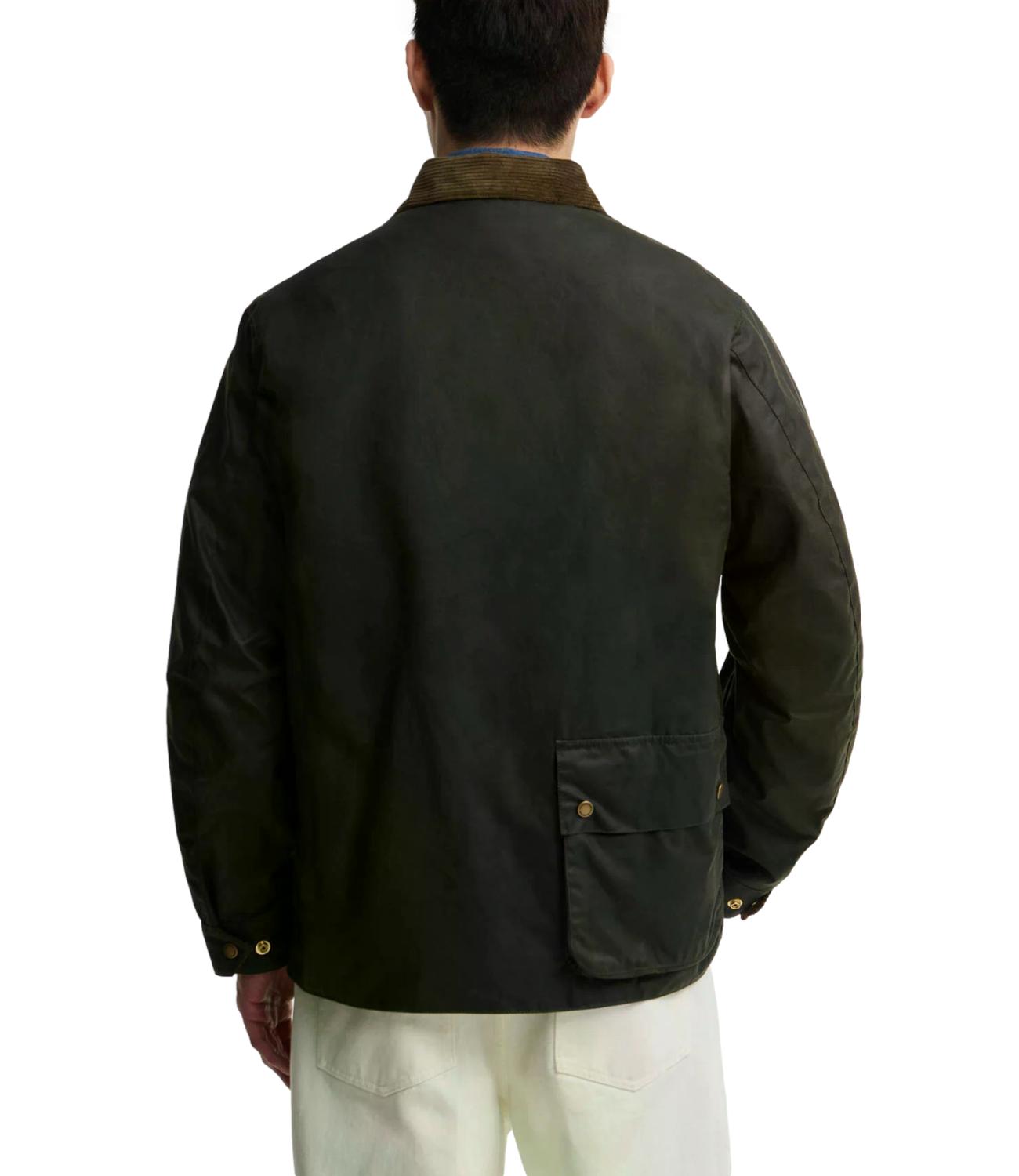 Barbour Brake Line Wax giacca fern uomo