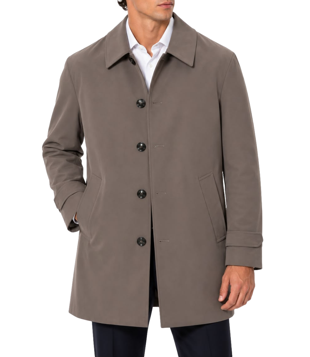 Cappotto Bharnaba artemisia marrone testa di moro