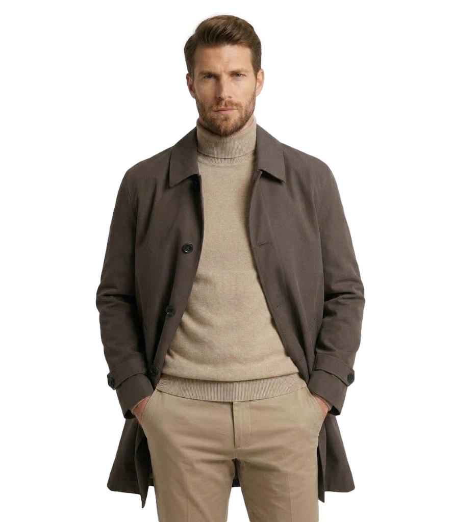 Cappotto Bharnaba Charles marrone uomo