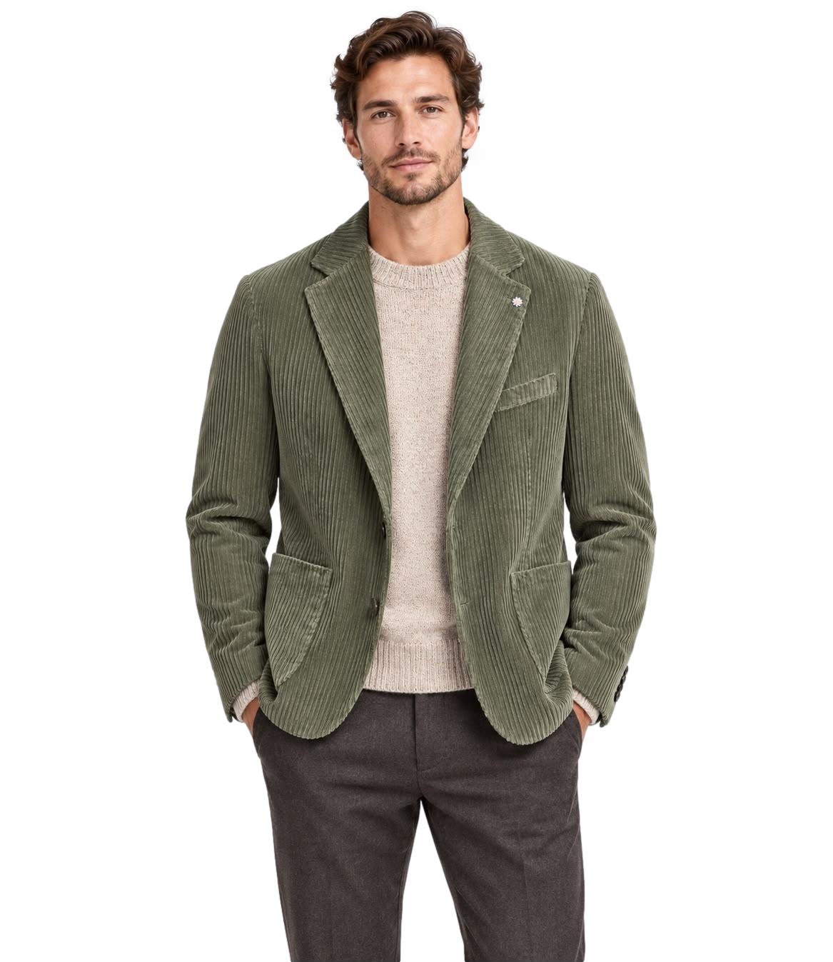 Giacca Bharnaba verde militare Ripasso