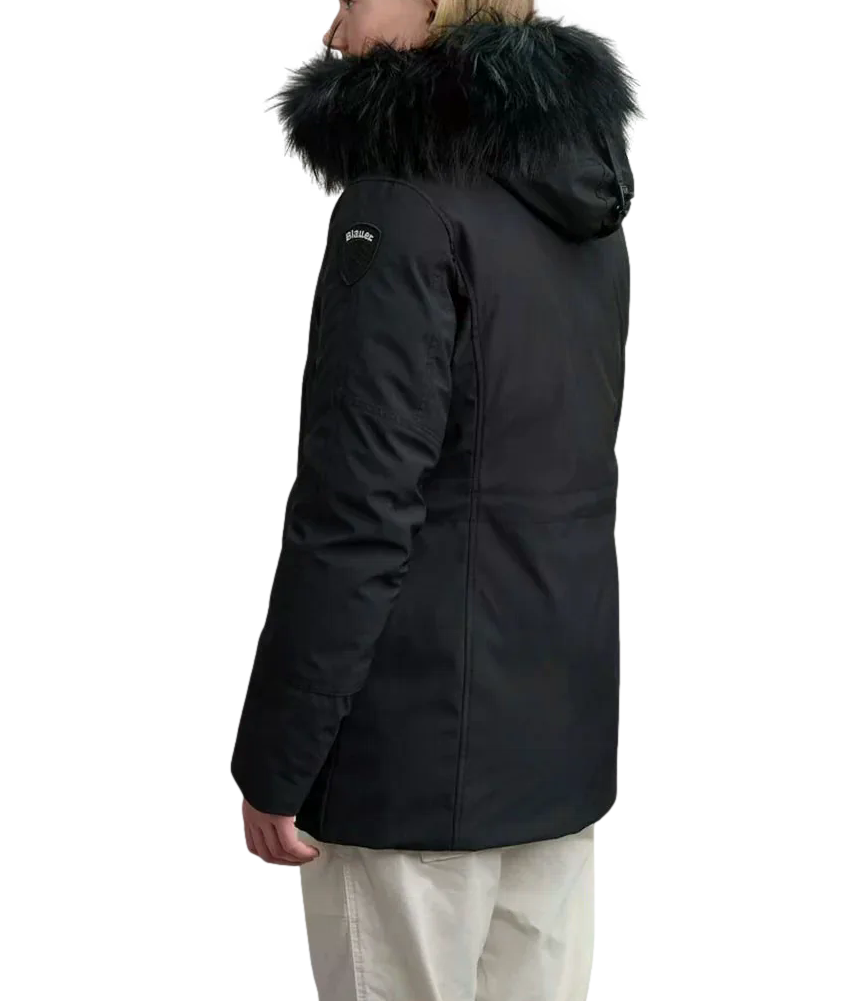 Blauer Irma parka nero donna