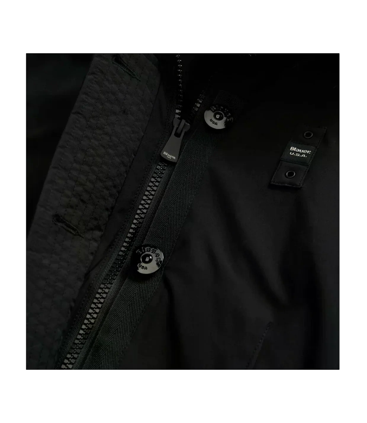 Blauer Irma parka nero donna