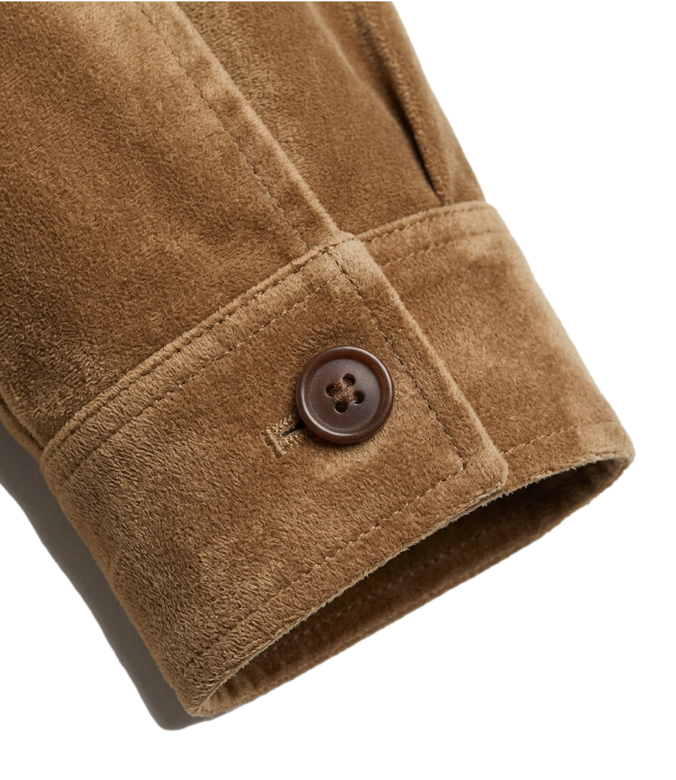 Bl'ker moleskine shirt trapunta hunter