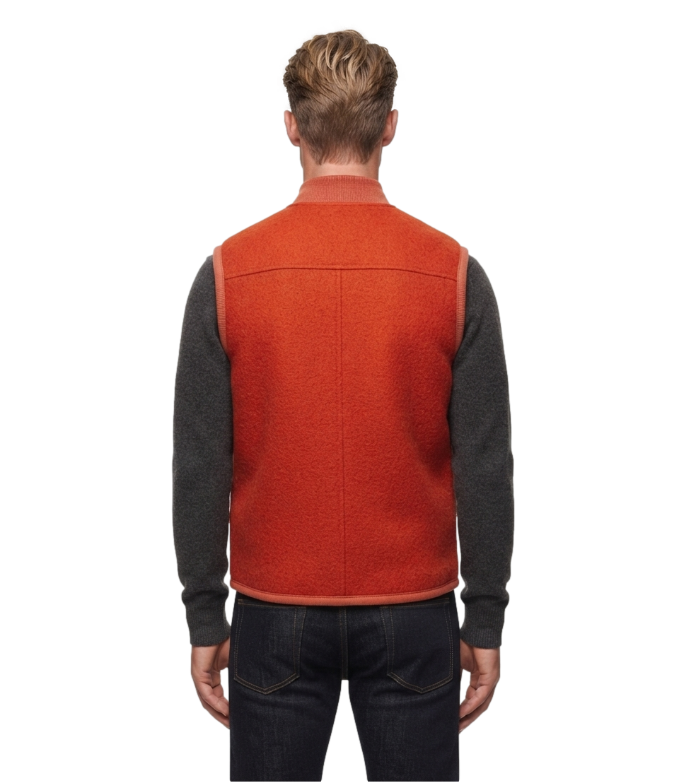 Bl'ker Boiled Wool vest Wolf orange