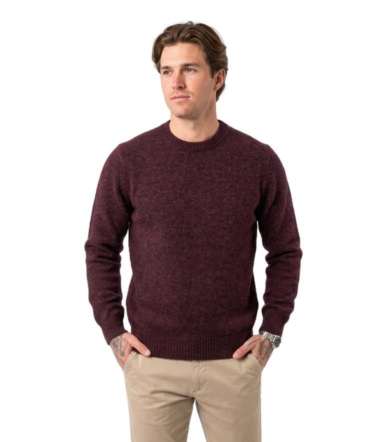 Maglione girocollo shetland