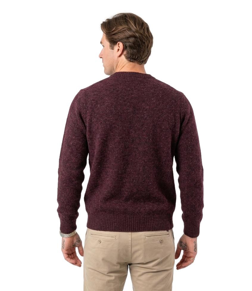 Maglione girocollo shetland