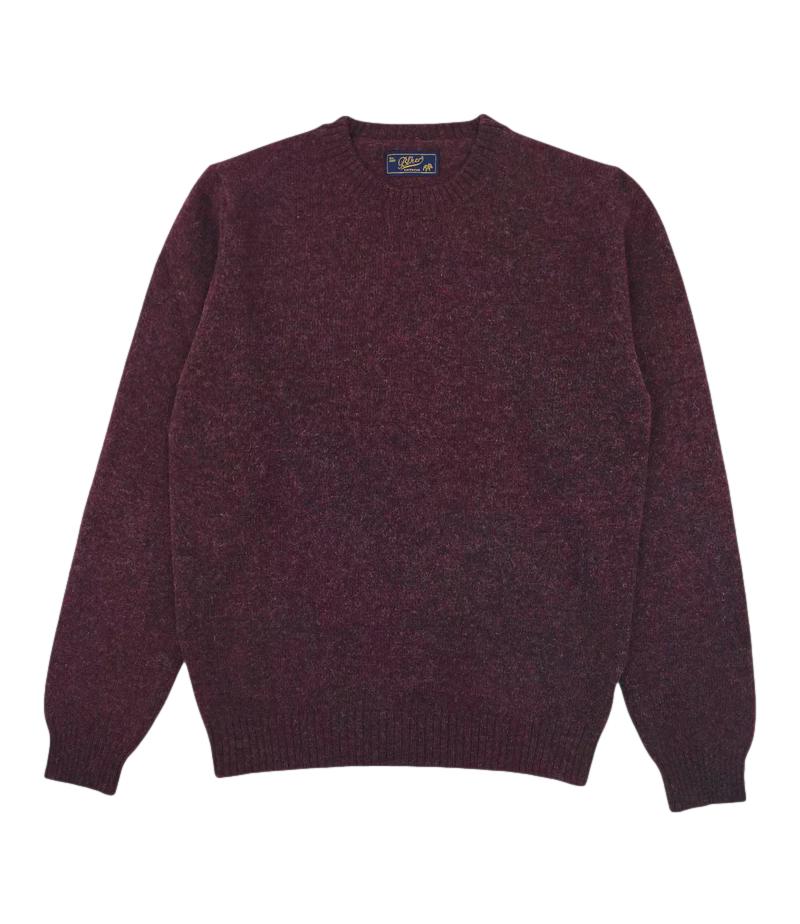 Maglione girocollo shetland
